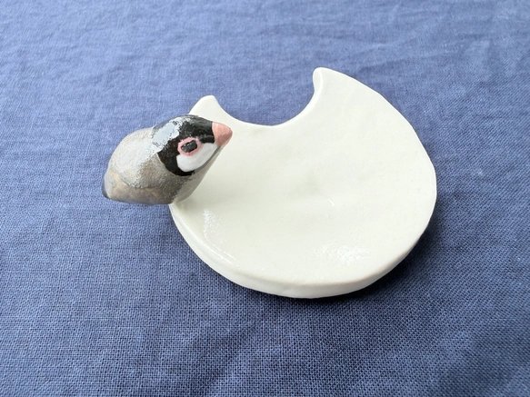 文鳥の箸置き（小鳥シリーズ）