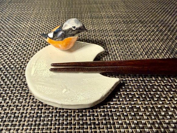 ジョウビタキの箸置き（野鳥シリーズ）